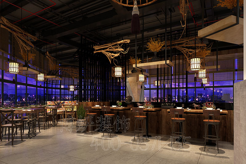 杭州人氣小吃店裝修設(shè)計(jì)，專業(yè)餐飲店裝修，打造回頭客超多的店鋪空間