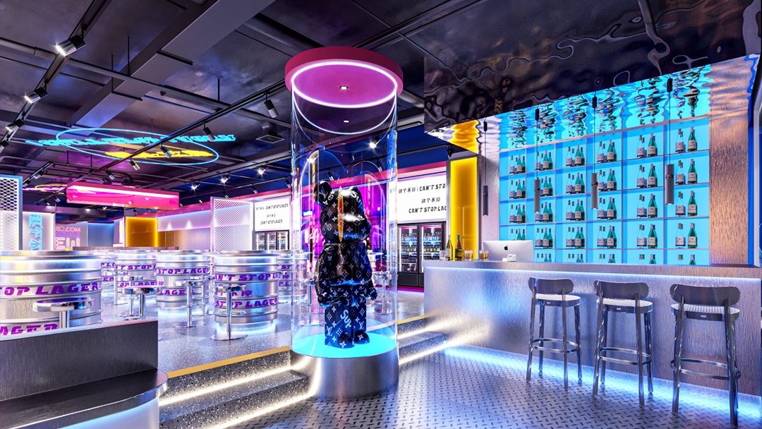 杭州網(wǎng)紅風(fēng)火鍋店裝修設(shè)計(jì)