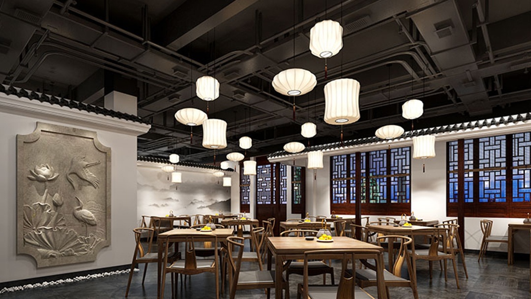 杭州新中式快餐店裝修設(shè)計(jì)