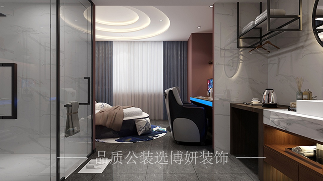 杭州潮流電競(jìng)酒店裝修設(shè)計(jì)