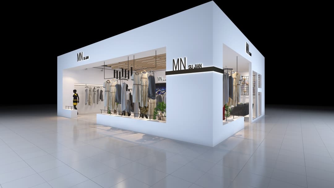 杭州小戶型女裝店裝修設(shè)計(jì)