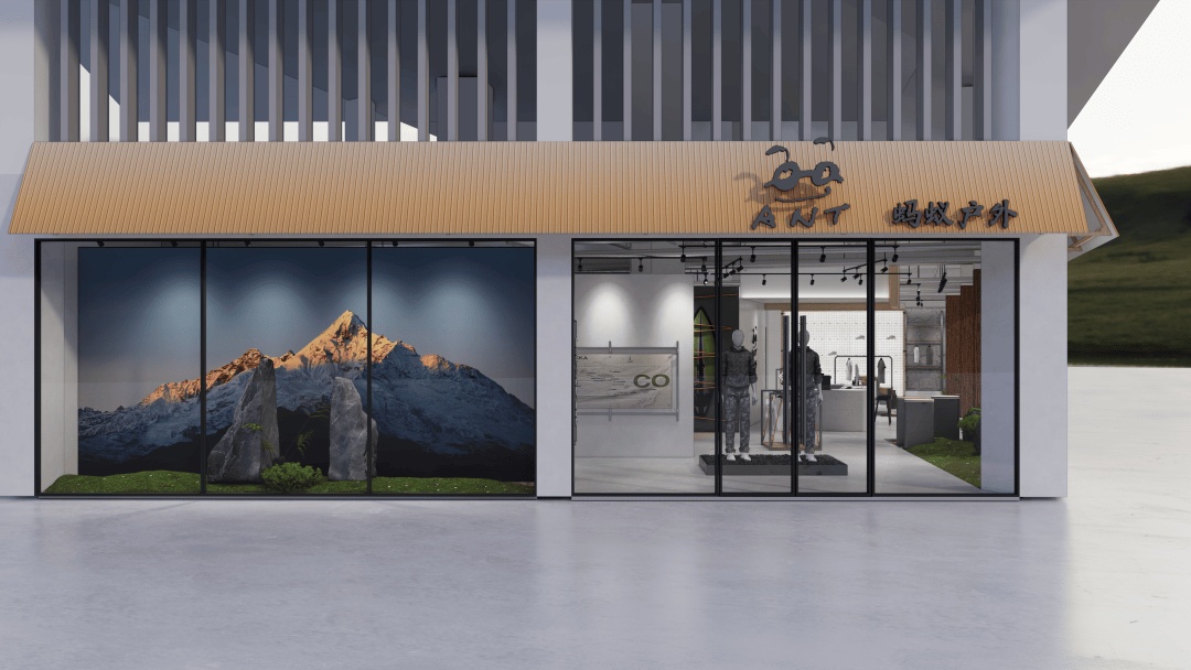 杭州運(yùn)動(dòng)戶外用品店鋪裝修設(shè)計(jì)