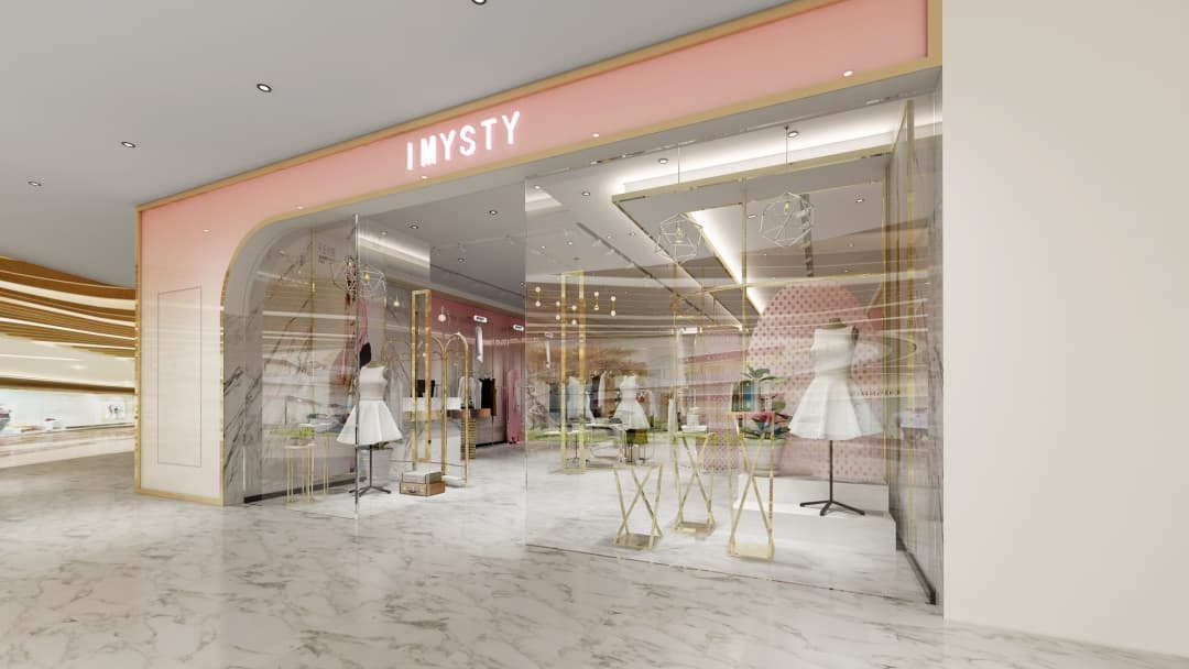 杭州ins風(fēng)女裝店裝修設(shè)計(jì)